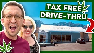 TAX FREE DRIVE-THRU WEED 🤯 Dispensary on a Native Reservation