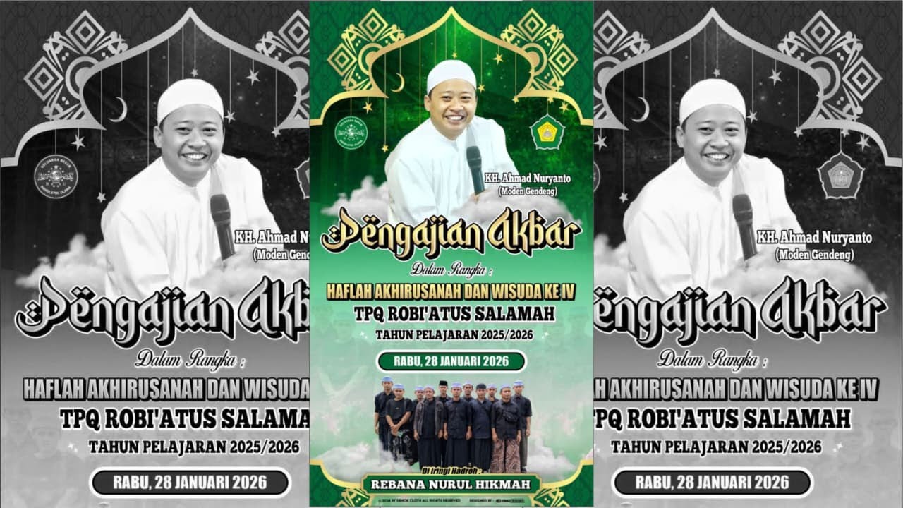 🔴LIVE STREAMING - PENGAJIAN AKBAR - HAFLAH AKHIRUSANAH & WISUDA KE-IV ...