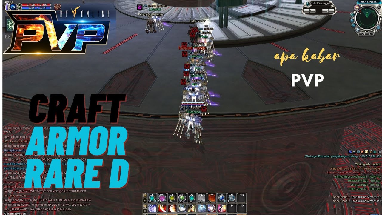 LIVE 🔴- RF REMASTERED PVP 65 - CRAFT RARE D? WAR WER WOR