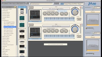 Using two keyboards with your Receptor to play two instruments