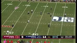 Shilo Sanders Interception Vs. BCU 10/23/21