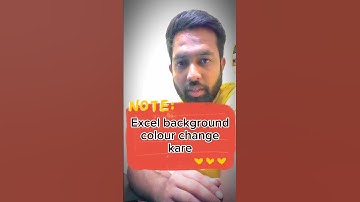 excel me background color kese change kare #excel #exceltricks #exceltips #excavator #Techwith_mi