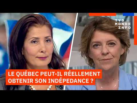 Québec : "Seulement 30% des Québécois appuient cette option de la souveraineté" (Catherine François)