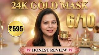 🌿 Pilgrim 24K Gold Face Mask | Sanjana’s Vanity Check 💎 Anti‑Ageing + Radiance Review