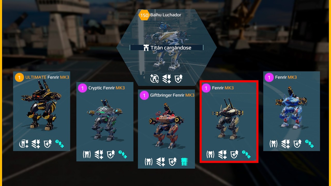 War Robots: ПОЛНЫЙ АНГАР FENRIR: все версии против Меты 2026! | Геймплей