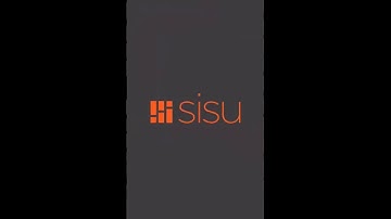 Getting Started Using Sisu