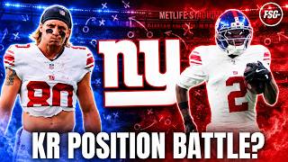 The Giants Might Actually Have Competition at Kick Returner | [DISCUSSION]