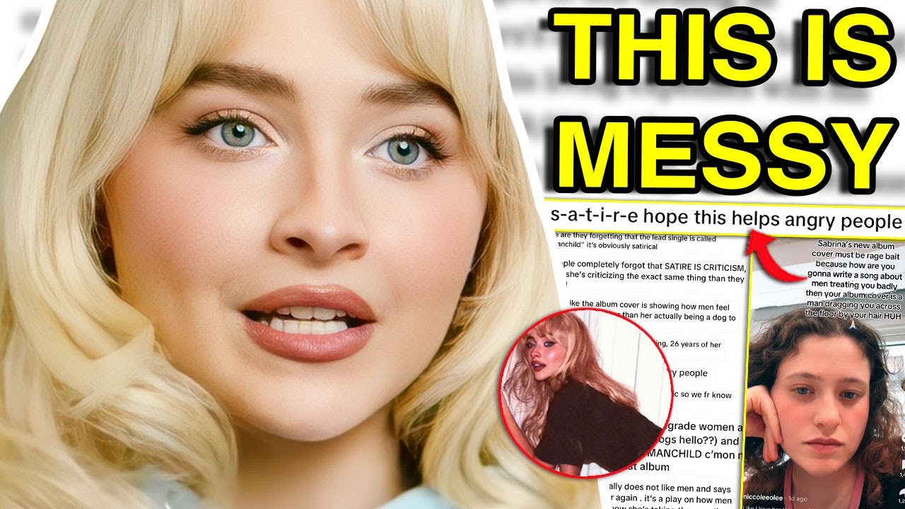 SABRINA CARPENTER IS IN TROUBLE (album cover drama)