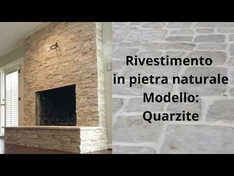 Video: Rivestimento camino fai-da-te con pietra naturale