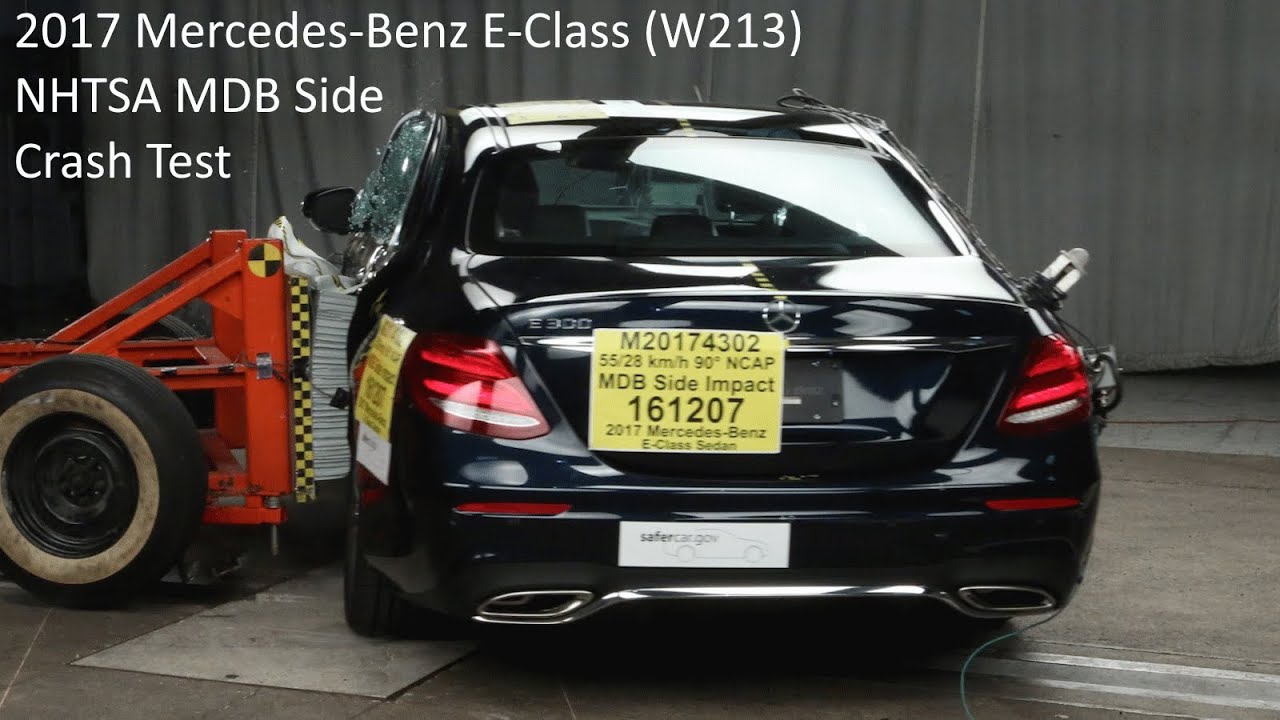 2017-2023 Mercedes-Benz E-Class Sedan / Wagon (E 300 - W213) NHTSA MDB Side Crash Test