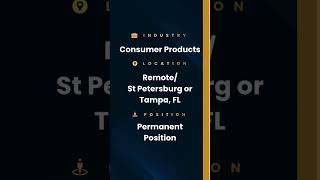 Job Alert for Tampa Bay