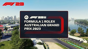 F1 23 Australian Grand Prix Race Intro with David Croft Commentary