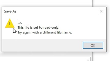 FIXED ~ This File is Set to Read Only (Tidak Bisa Save File)