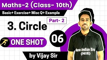 One Shot || Chapter 3 Circle geometry Maths 2 Class 10 SSC Board || All Exercise + QB Que.+ Exa.