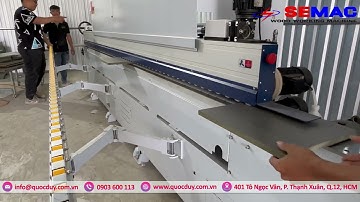 Máy Dán Chỉ 7 Chức Năng Phay Xén Chỉ Bo Góc Tự Động SM 450