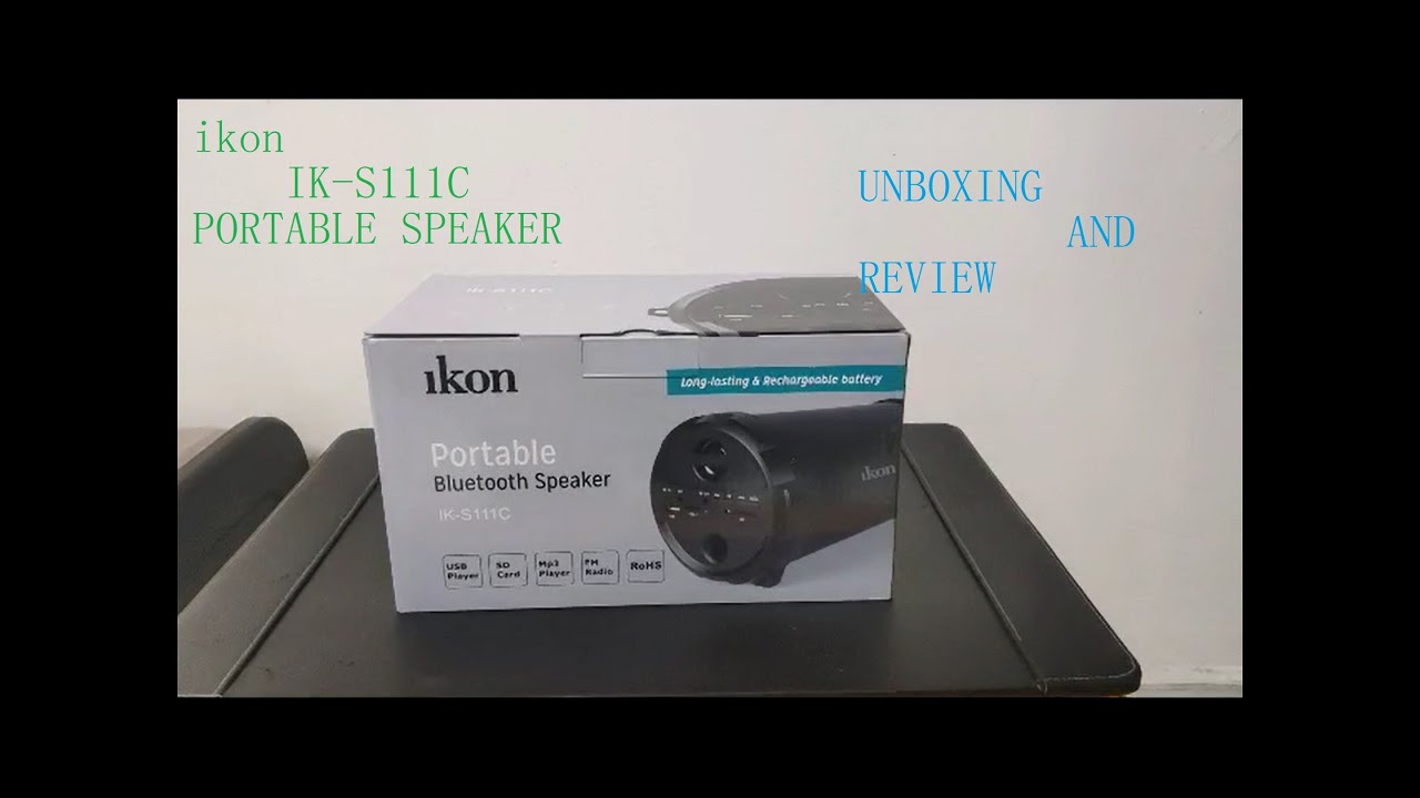 ikon portable speaker