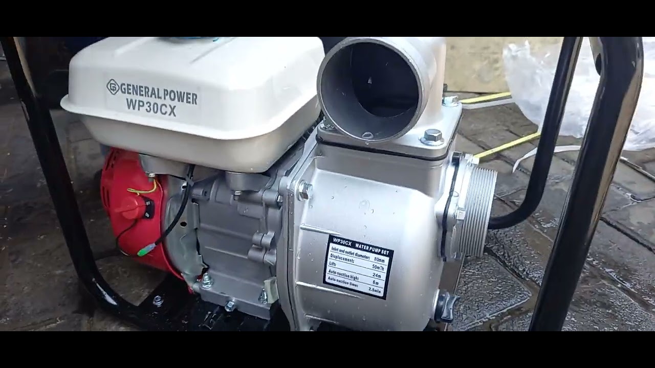 GENERAL WP30CX WATER PUMP TEST