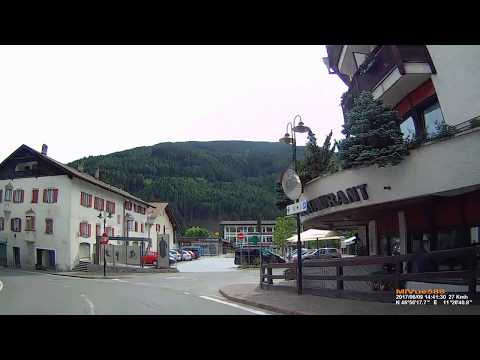 I: Gossensaß (Colle Isarco). Brenner. Region Trentino-Südtirol. Ortsdurchfahrt. Juni 2017