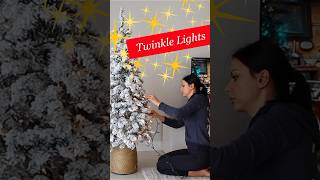 Christmas Tree makeover 🎄 Part 4 - Adding SOFT Twinkle Lights ✨ #christmastree screenshot 3
