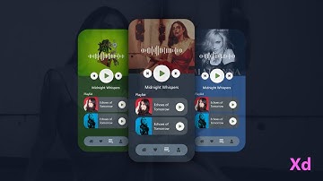 The Ultimate Music App UI/UX Design Tutorial using Adobe XD
