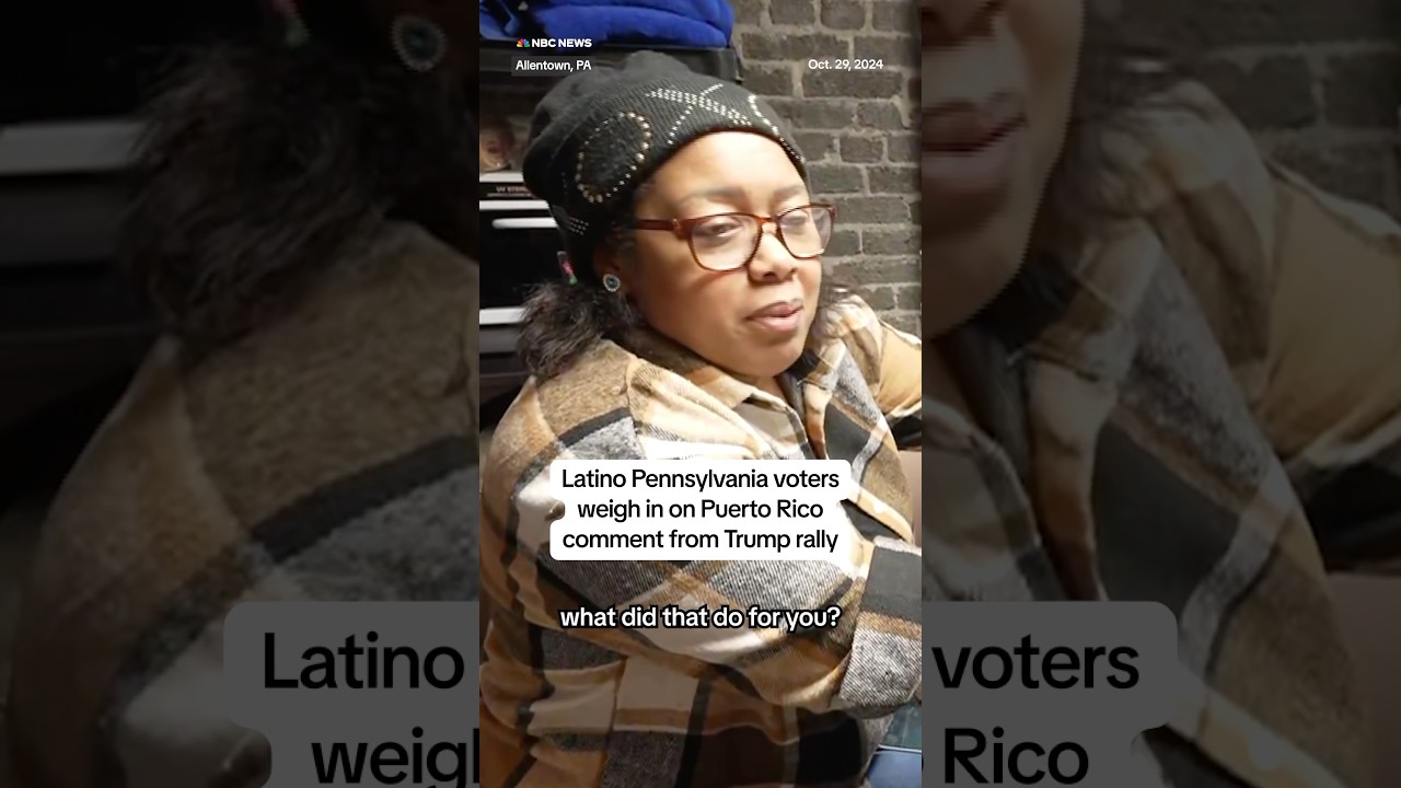 Latino Pennsylvania voters weigh in on Puerto Rico comment from Trump rally  Latino Pennsylvania voters weigh in on Puerto Rico comment from Trump rally 