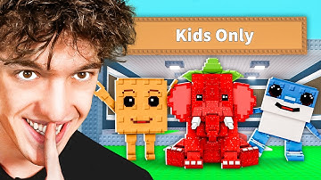 I Snuck Into KIDS ONLY SERVER in Steal A Brainrot!