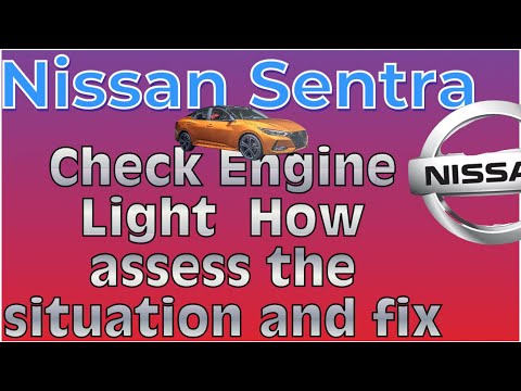 Nissan Sentra Check Engine Light auto DIY repair