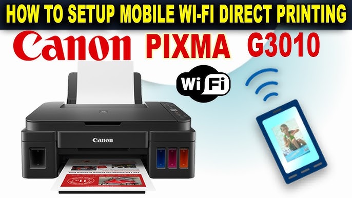 CANON PIXMA TS5350 SETUP / CONNECT TO WIFI DIRECT - YouTube