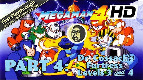 1st Playthrough - Mega Man 4 Full Game Walkthrough | Part 4: Dr. Cossack