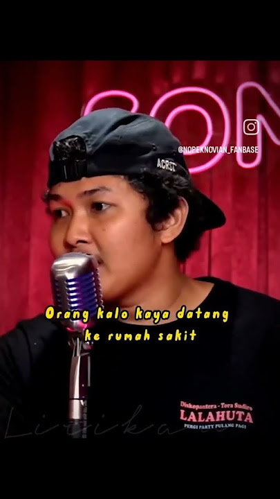 Orang miskin dilarang sakit #nopeknovian #standupcomedy