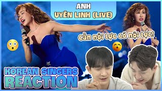 Korean singers🇰🇷 Reaction - 'ANH' - 'UYÊN LINH🇻🇳'