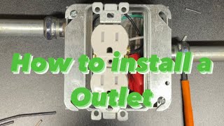 How to Install a Outlet?