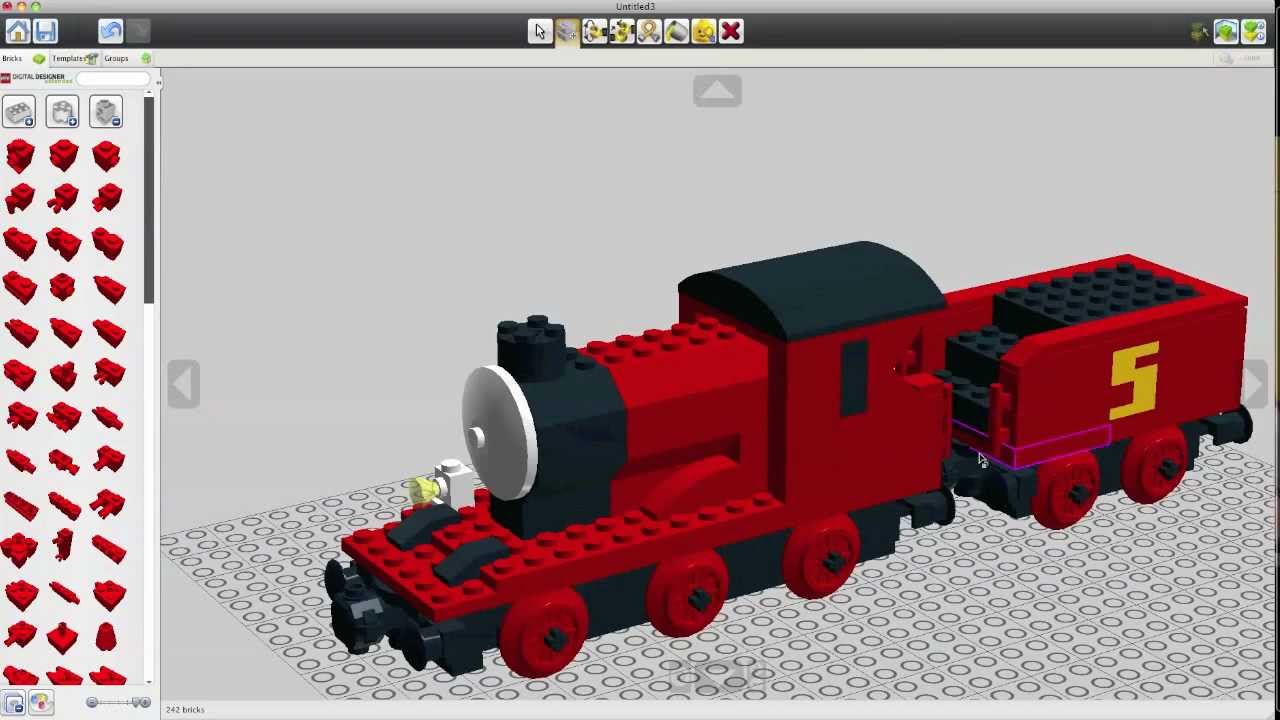 lego james the red engine