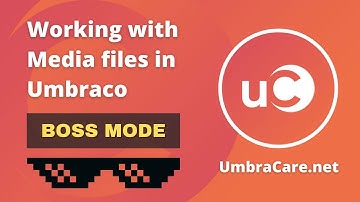 Working with Media files in Umbraco - Boss Mode