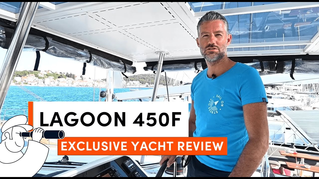 LAGOON 450F  - The most popular flybridge catamaran! EXCLUSIVE YACHT REVIEW