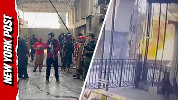 Horrifying Moment Suicide Bombers Execute Deadly Attack in Pakistan