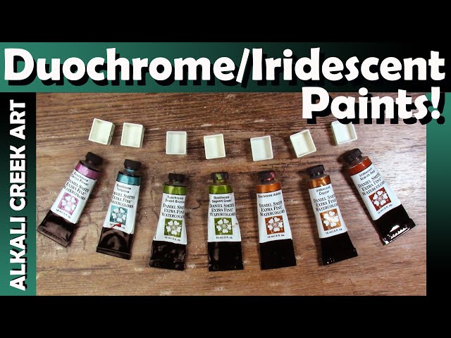 Duochrome and Iridescent Watercolor Paints by Daniel Smith! 