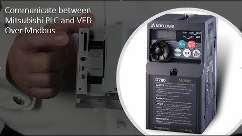 Mitsubishi VFD Modbus With FX5U Plc ADPRW