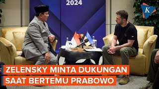 Prabowo Bertemu Zelensky, Indonesia Diminta Dukung Ukraina