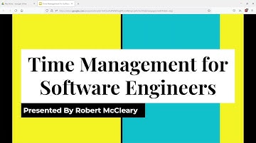 Time Management for Software Engineers
