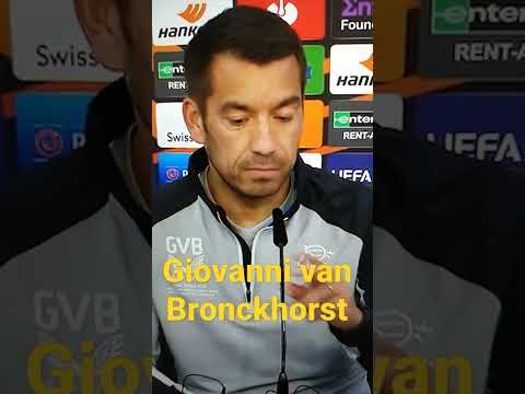 Do you remember Giovanni Van Bronckhorst now head coach of Rangers FC