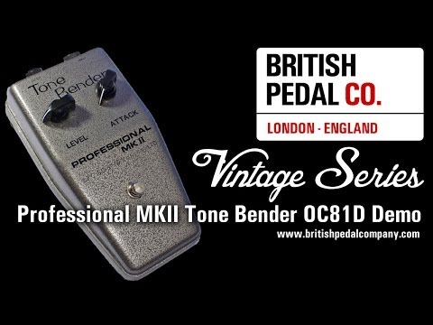 British Pedal Company Vintage Series Professional MKII Tone Bender OC81D