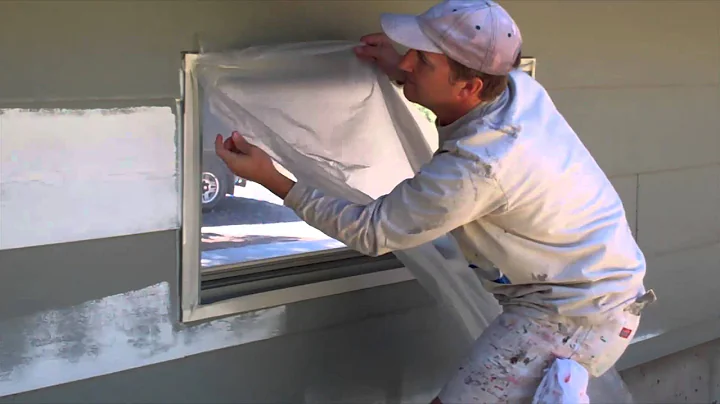 Masking (Taping) Windows and Doors for Painting