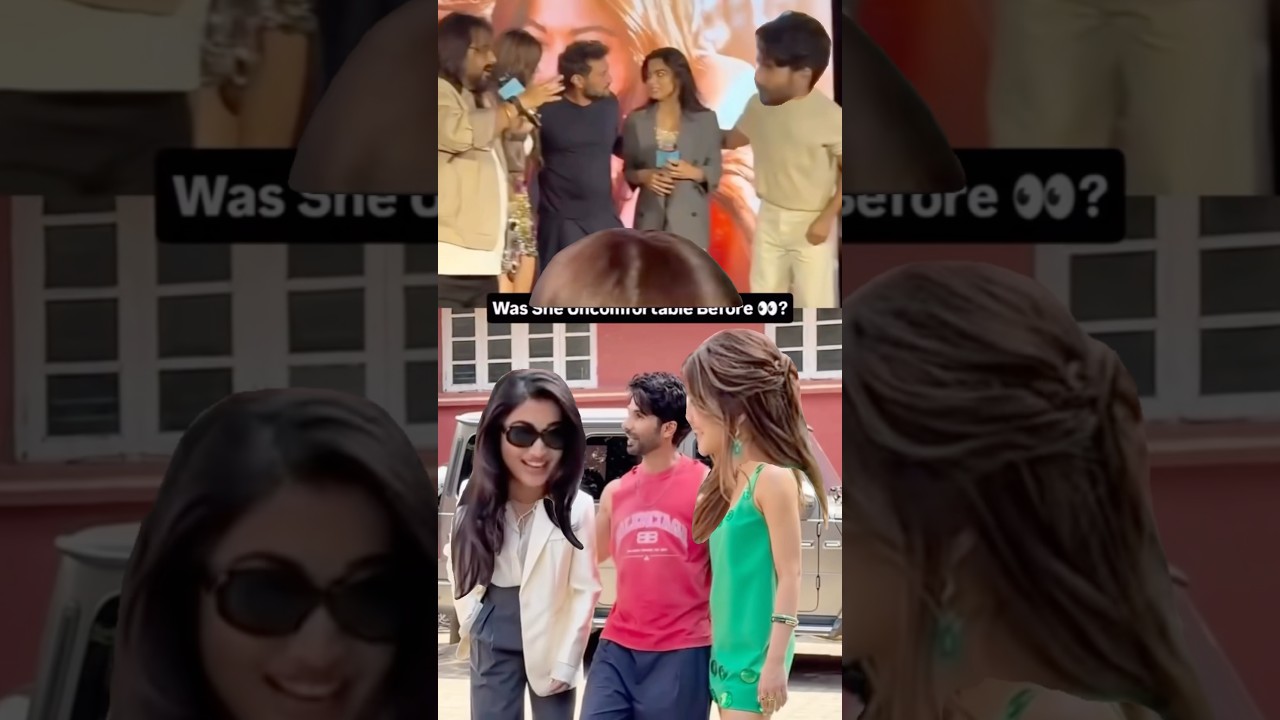 Rashmika, Shahid, and Kriti Sanon behind the scenes! ✨