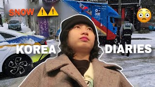 Korea Diaries | SNOW can kill you (not a kdrama feeling lol)