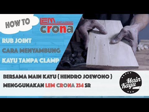 Lem Crona PU Wood 888 diformulasikan secara khusus untuk segala jenis atau segala macam tipe kayu ya. 