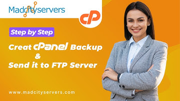 How to generate a cPanel backup and sent it to FTP Server with Madcityservers