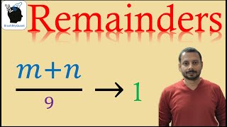 Remainders Problem | Remainder by 9 | BrushMyQuant #remainders