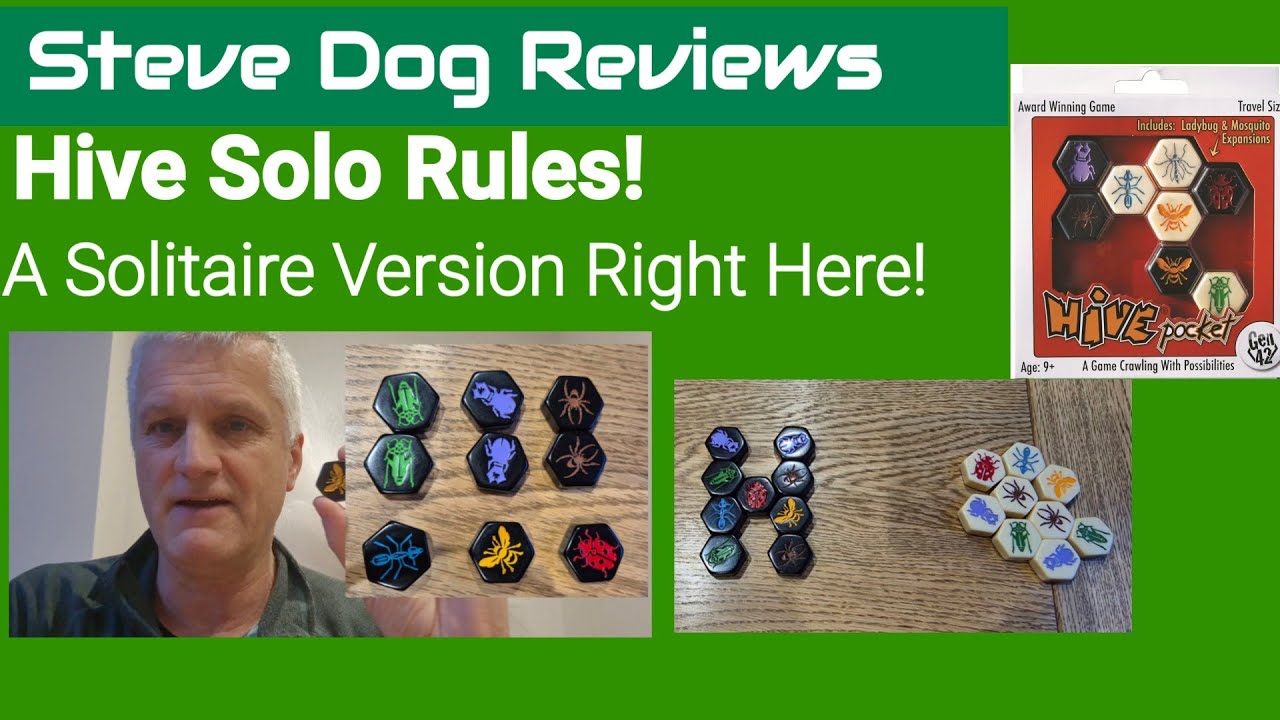 Hive Rules.pdf Hive Pocket Board Game Solo Rules (Solitaire) - YouTube