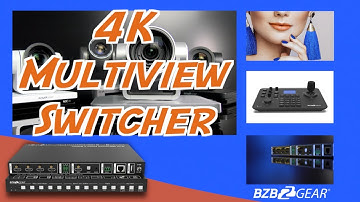 Turn One Screen Into Four with BZBGEAR BG-UMV-HA41 4K Multiviewer